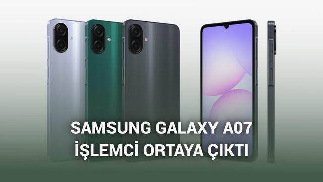 Samsung Galaxy A07'nin Performans ve Temel Özellikleri Ortaya Çıktı