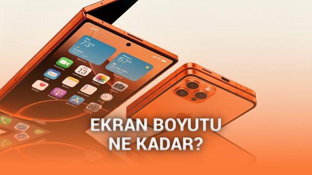 Katlanabilir iPhone’un ekran boyutları ortaya çıktı