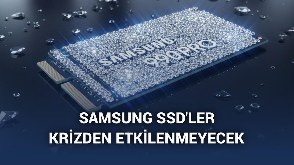 Samsung'dan keyiflendiren açıklama: SSD’ler RAM krizinden etkilenmeyecek