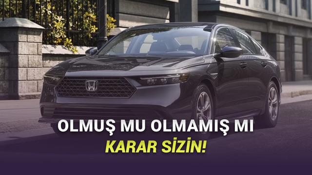 2026 Honda Accord, Hayal Kırıklığı Yaratan Özellikleriyle Tanıtıldı!