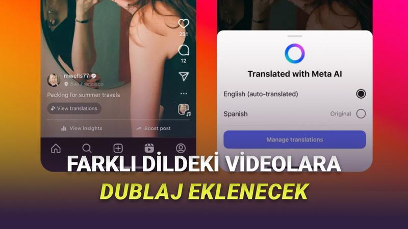 Instagram, Farklı Dillerdeki Reels Videolara Dublaj Yapacak!