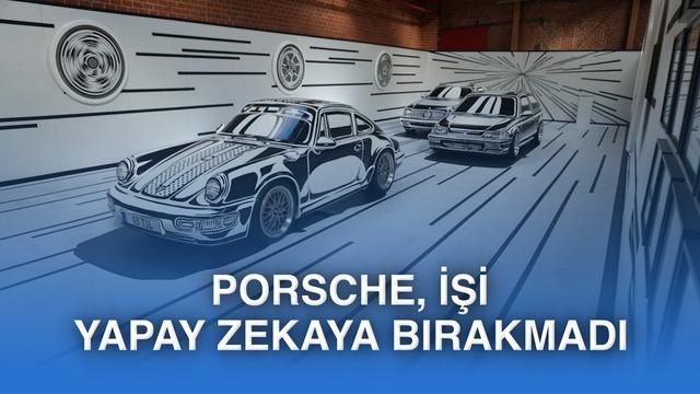 Porsche'den yapay zeka ile reklam tartışmalarına yanıt: 2D çizimlerle oluşturulan muhteşem reklam filmi [Video]