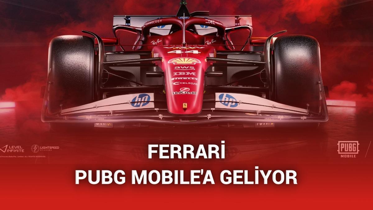 Ferrari, PUBG Mobile’a geliyor
