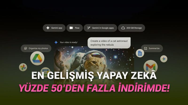 Google'ın Yapay Zekâ Paketlerine Kısa Süreliğine %50 İndirim Geldi (Bu Fırsatı Kaçırmayın)