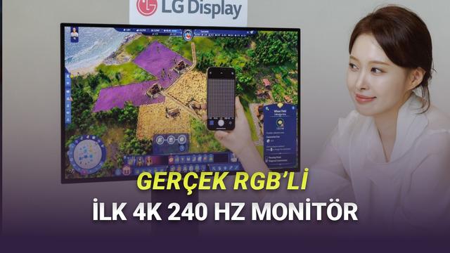LG'nin Gerçek RGB Paneli ile Yeni 4K 240 Hz OLED Monitörü - Teknoloji Haberleri