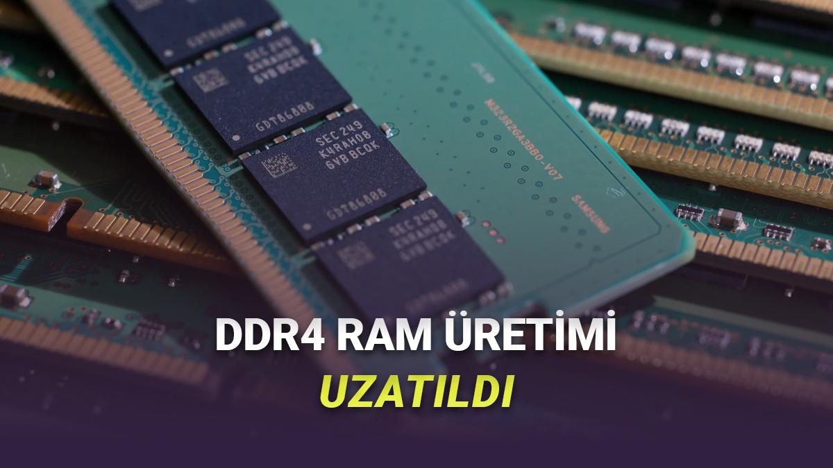 Samsung, Bellek Krizi Nedeniyle Eski Nesil DDR4 Üretimini Uzattı!