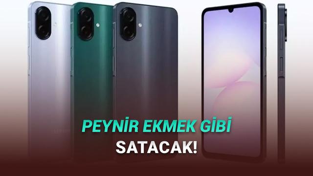 Samsung'un Aşırı Uygun Fiyatlı Yeni Telefonu Galaxy A07, Akü Gibi Bataryayla Gelecek!