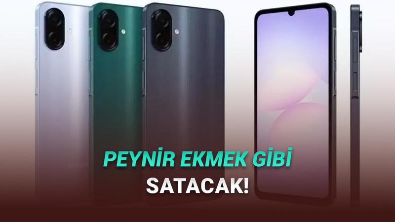 Samsung'un Aşırı Uygun Fiyatlı Yeni Telefonu Galaxy A07, Akü Gibi Bataryayla Gelecek!