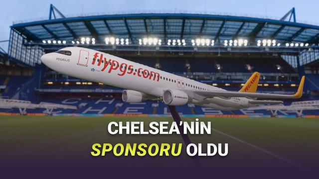 Pegasus, Chelsea Futbol Takımının Resmî Hava Yolu Sponsoru Oldu!