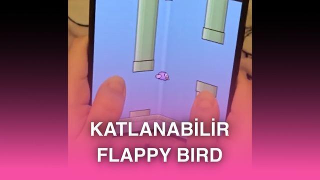 Sadece katlanabilir telefonda oynanabilen Flappy Bird geliştirildi [Video]