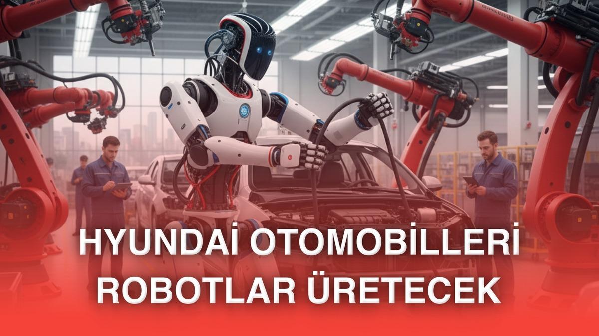 Hyundai, yakında otomobillerini insansı robotlarla &uuml;reteceğini a&ccedil;ıkladı