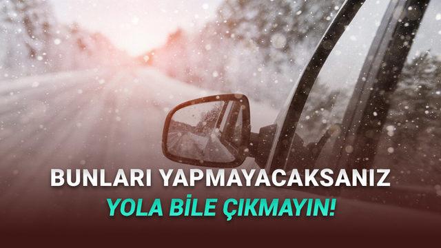 Kışın Araba Sürerken Dikkat Edilmesi Gerekenler: Hayat Kurtaran Güvenli Sürüş Teknikleri!