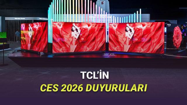 TCL'in CES 2026'da Yaptığı Tüm Duyurular: SQD-Mini LED, Yeni Televizyonlar, Ev Ürünleri ve Dahası