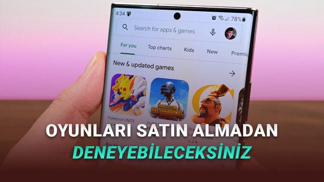 Yakında Ücretli Android Oyunlarını Bedavaya Deneyebileceksiniz!