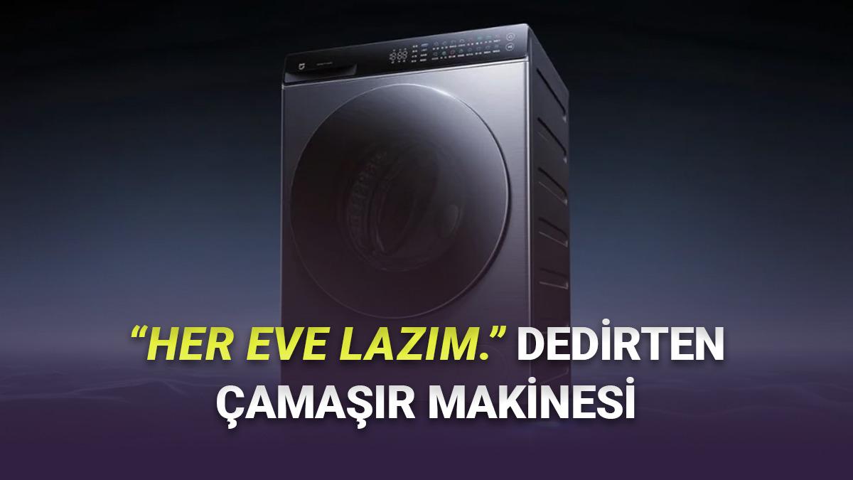 Xiaomi, Kalabalık Ailelerin Vazgeçilmezi Olacak Her Türden Lekeyi Çıkaran Çamaşır Yıkama ve Kurutma Makinesi Tanıttı