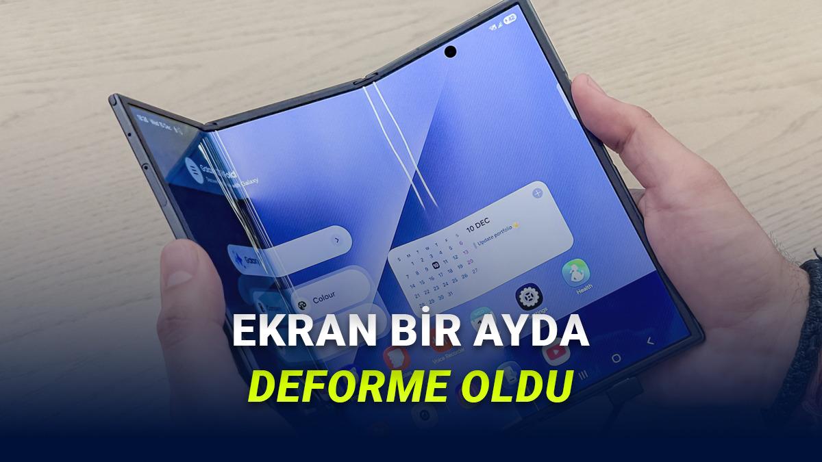 Samsung Galaxy Z TriFold'un Dayanıklılığı Tekrar Gündemde: Bir Kullanıcının Ekranı Bir Ayda Hasar Gördü!