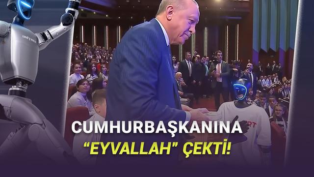 Cumhurbaşkanı Erdoğan ve Robotun Eğlenceli Anı Neleri Gündeme Getirdi?