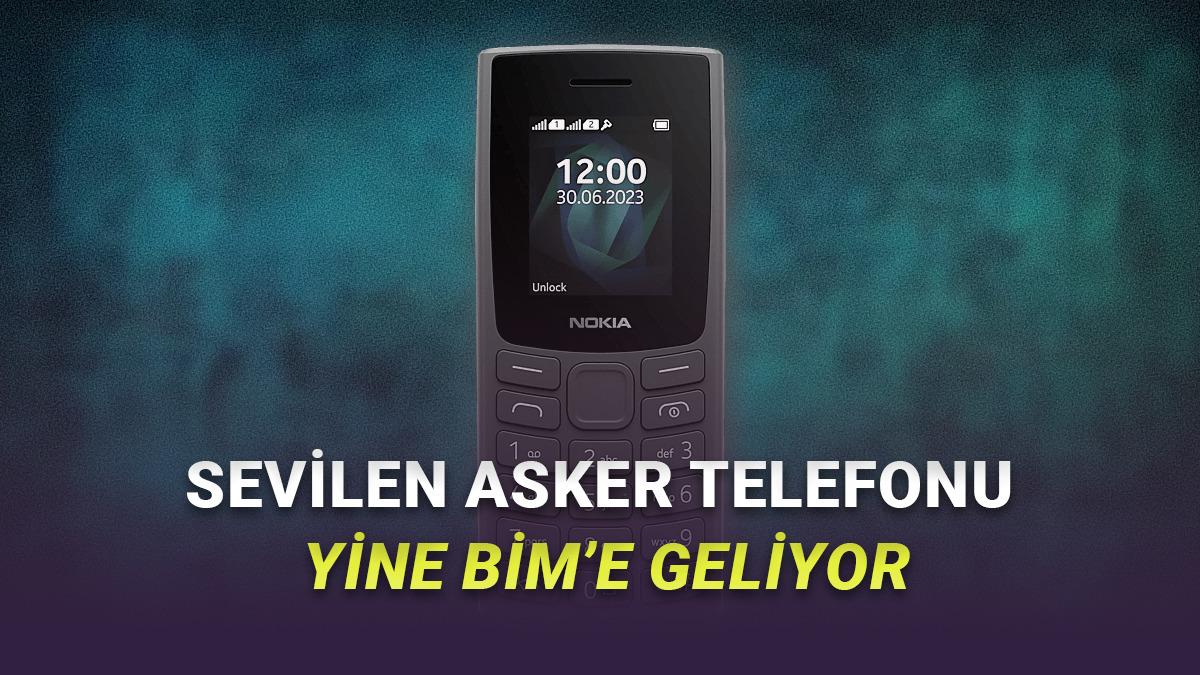 Peynir Ekmek Gibi Satan Nokia Tuşlu Asker Telefonu, Bu Hafta Yine BİM'e Geliyor