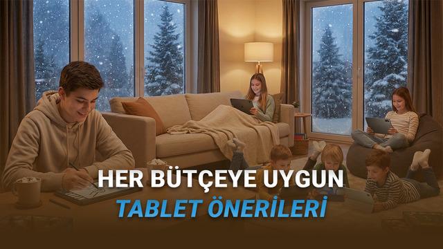 Tablet Almayı Düşünüyorsanız Bunlara Bakın: Ara Tatilinizi Şenlendirecek Tablet Önerileri