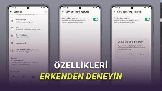 WhatsApp'a Gelecek Özellikleri Herkesten Önce Deneyebileceksiniz!