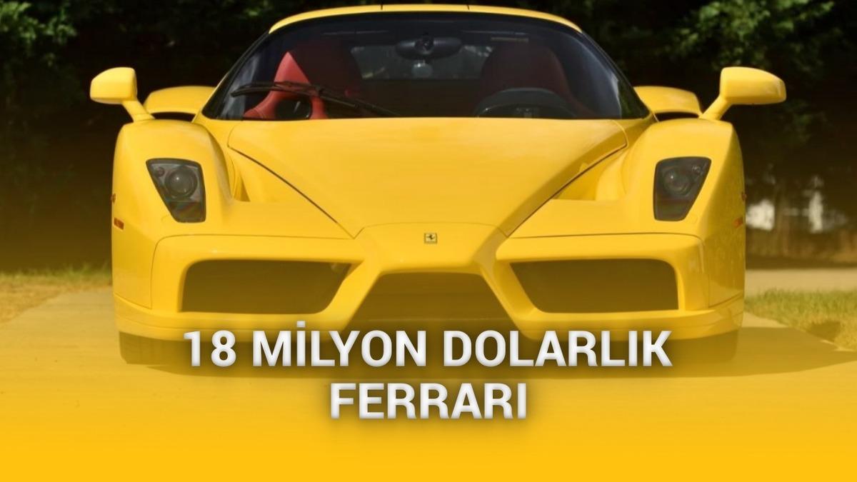 Sadece 1.050 kilometredeki Ferrari Enzo, 780 milyon TL'ye satıldı