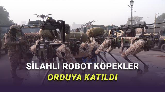 Hindistan Ordusu Silahlı Robot Köpekleri Kullanacak - Black Mirror Gerçek Oldu!