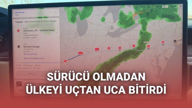 Tesla Model S, Los Angeles’tan New York’a 4.957 km yolu tamamen otonom gitti