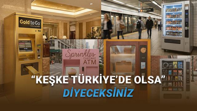 Altın Vereninden Cupcake Yapanına… İşte Dünyanın En İlginç ATM'leri!