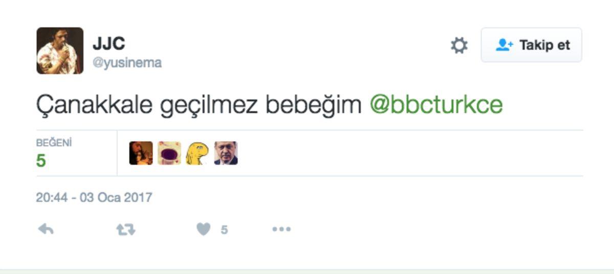 BBC Türkçe Twitter Paylaşımlarına Yapılan Eğlenceli Yorumlar