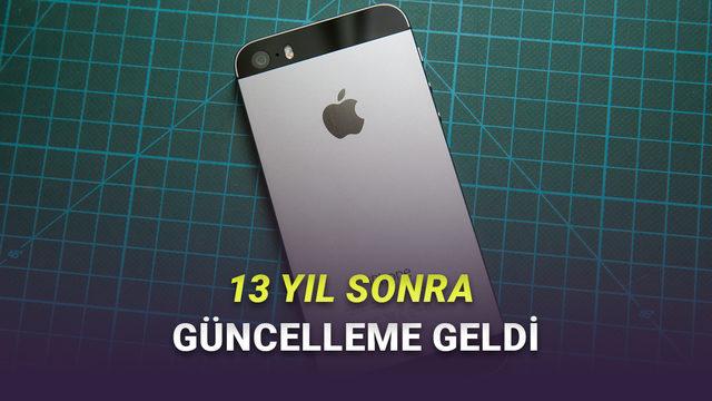 iPhone 5s, iPhone 6 Gibi Eski iPhone'lar İçin Güncelleme Yayınlandı