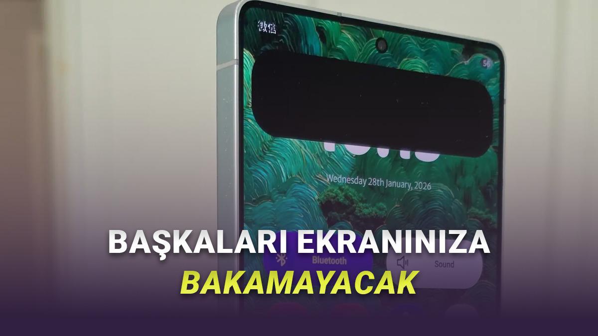 Samsung Galaxy S26'da Başkalarının Ekranınızı Görmesini Engelleyecek "Ekran Gizliliği" Özelliği Resmen Doğrulandı [Video]