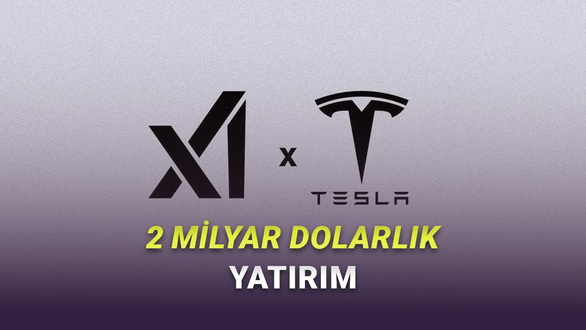Elon Musk, Kendi Kendine Yatırım Yapıyor: Tesla, xAI'a 2 Milyar Dolar Yatırdı!
