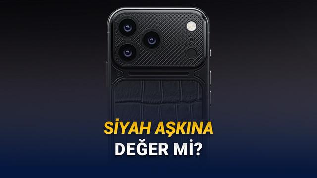 'Black is Back': Titanyum ve Timsah Derisi ile Yeni iPhone 17 Pro Max Tasarımları