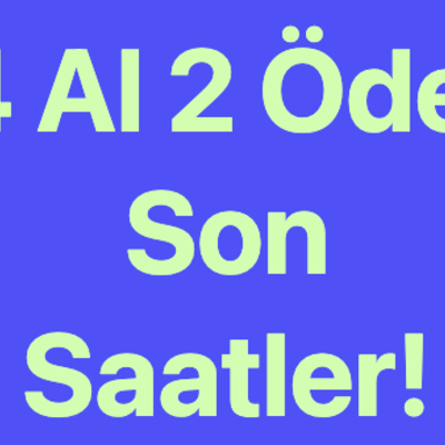CASEDOIT'te 4 al 2 öde!
