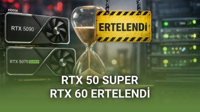 NVIDIA'dan Şok Gelişme: RTX 50 Super ve RTX 60 Serisi Ne Olacak?