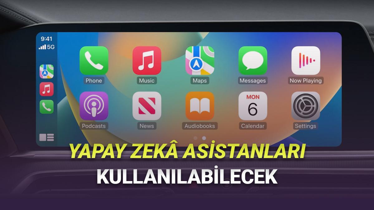 Yakında Apple CarPlay'de Gemini veya ChatGPT Gibi Sesli Asistanları Kullanabileceksiniz!