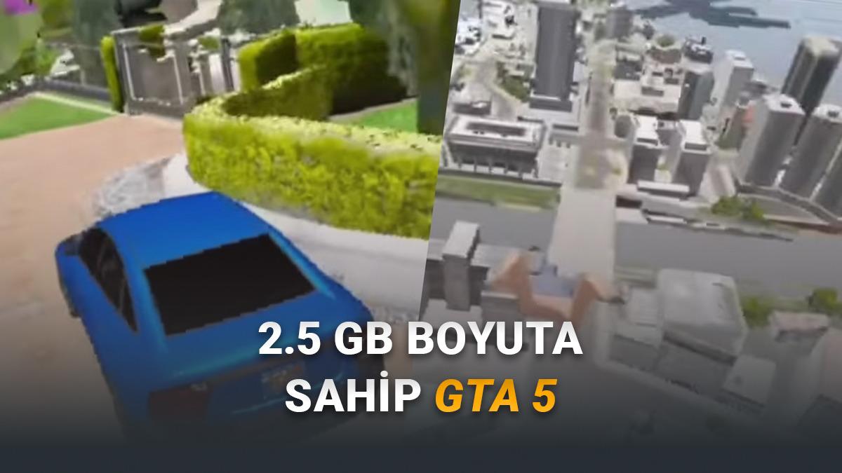 Bedeli Çok Ağır Olmuş: 119 GB'lık GTA 5'in Boyutu 2.5 GB'a Düşürüldü