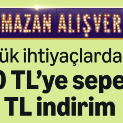 Amazon'da indirim!