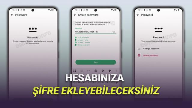 WhatsApp, Hesabınızı Daha Güvenli Hâle Getirecek: Yakında Şifre de Ekleyebileceksiniz!