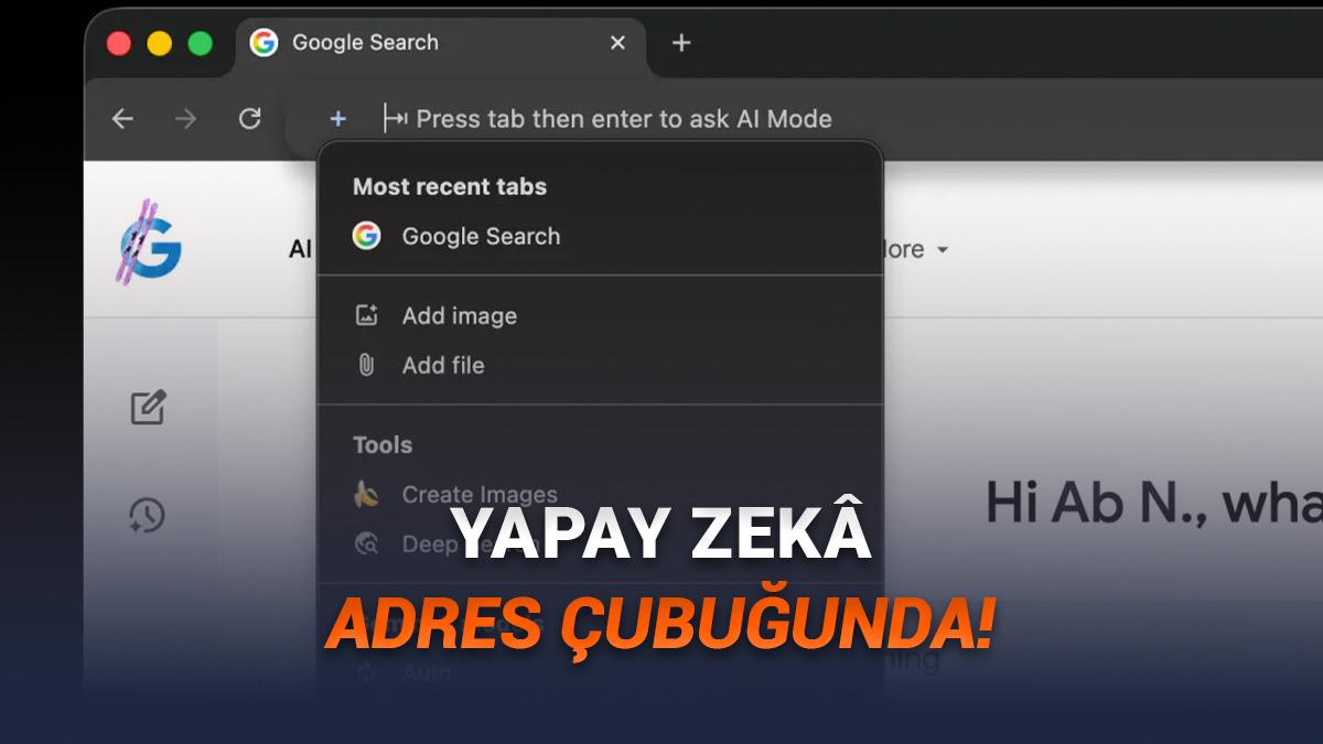 Chrome'un Yapay Zekâ Entegrasyonu Derinleşiyor: En Çok Kullanılan Araçlara Tek Tuşla Ulaşacağız!
