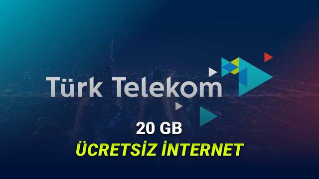 Ramazan'a Özel Sürpriz: Türk Telekom'dan 20 GB Hediye İnternet!
