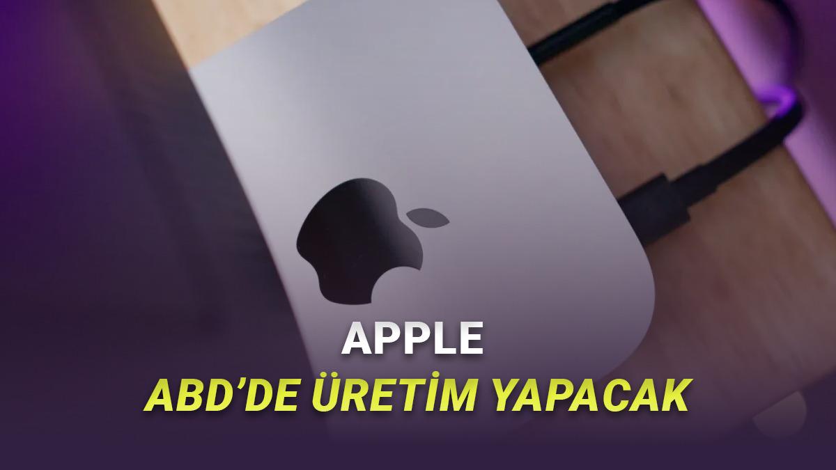 Apple, Bu Yıl Resmen ABD'de Mac Üretimine Başlayacağını Açıkladı
