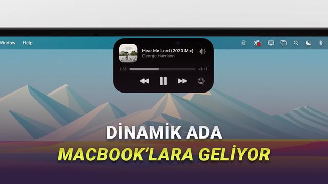 'OLED Ekranlı Yeni MacBook'ın Dinamik Ada Özellikleri'