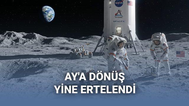 NASA, 2027'de Ay'a İnsan İndirmekten Vazgeçti
