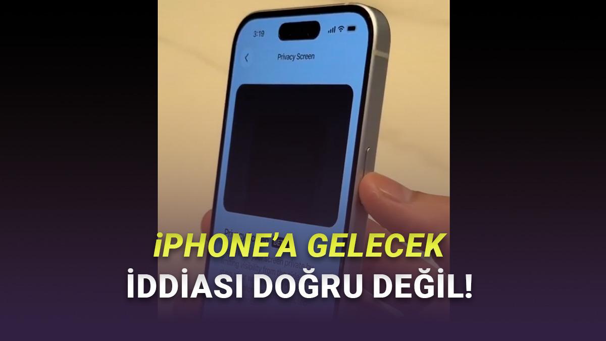 Samsung Galaxy S26 Ultra'nın Gizlilik Ekranının iPhone'a Geleceğini Gösteren Video Gündem Oldu (Yemedik)