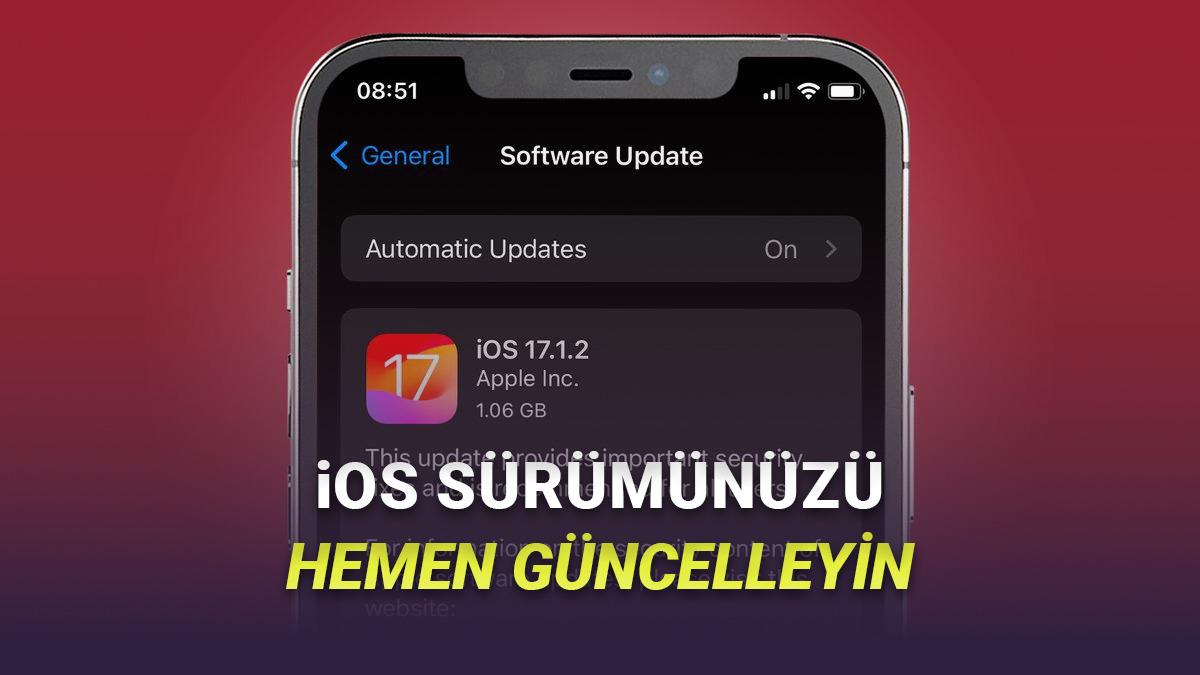 iPhone'unuzu Hemen Güncelleyin! iPhone'larda Bilgi Sızdırılmasını Sağlayan Güvenlik Açığı Keşfedildi