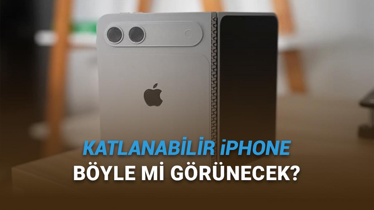 Katlanabilir Ekranlı iPhone'un Taslak Çizimleri Ortaya Çıktı: Tasarımı Az Çok Belli Oldu!