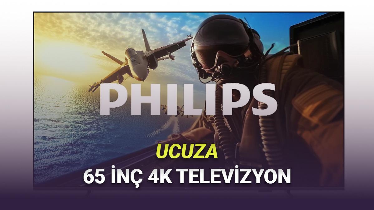 A101, Ucuza 65 inç 4K Philips Televizyon Satacak!