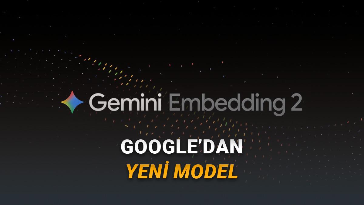 Google'dan Yeni Model: Gemini Embedding 2 ile Metin, Görüntü ve Ses Tek Bir Modelde!