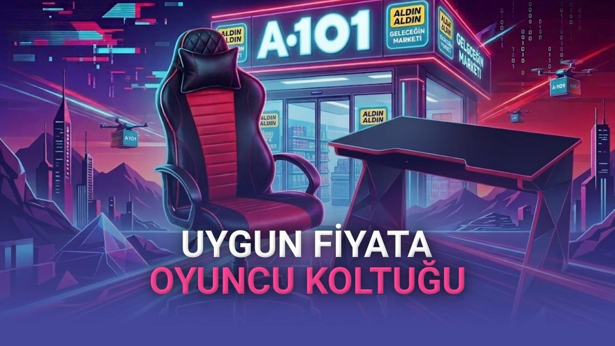 [26 Mart] A101, Uygun Fiyatlı Oyuncu Koltuğu ve Oyuncu Masası Satacak